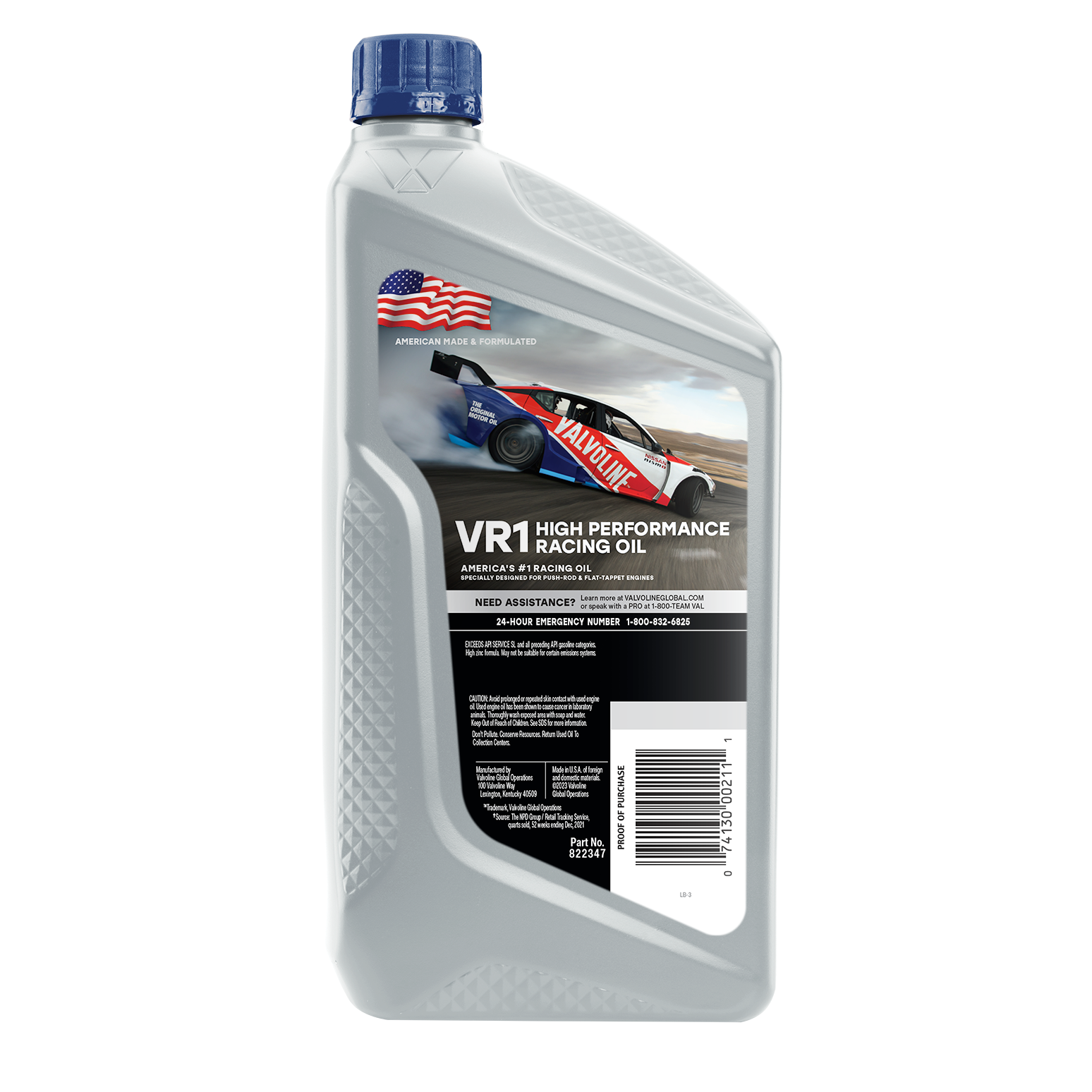 VR1 Racing High Performance High Zinc Motor Oil SAE 20W-50